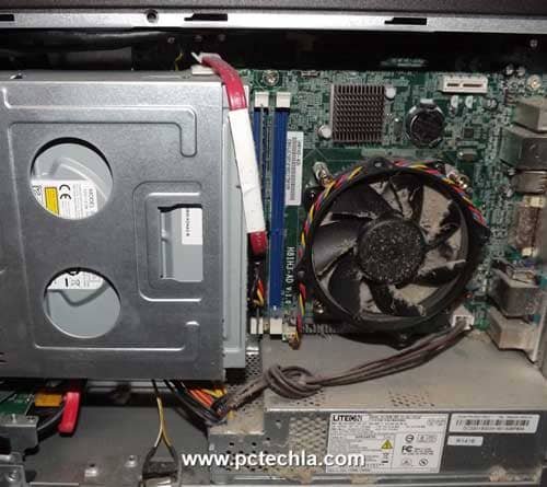 Computer CPU fan cleaning